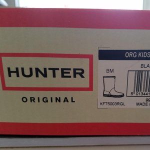 Hunter Original Kids Black Boots